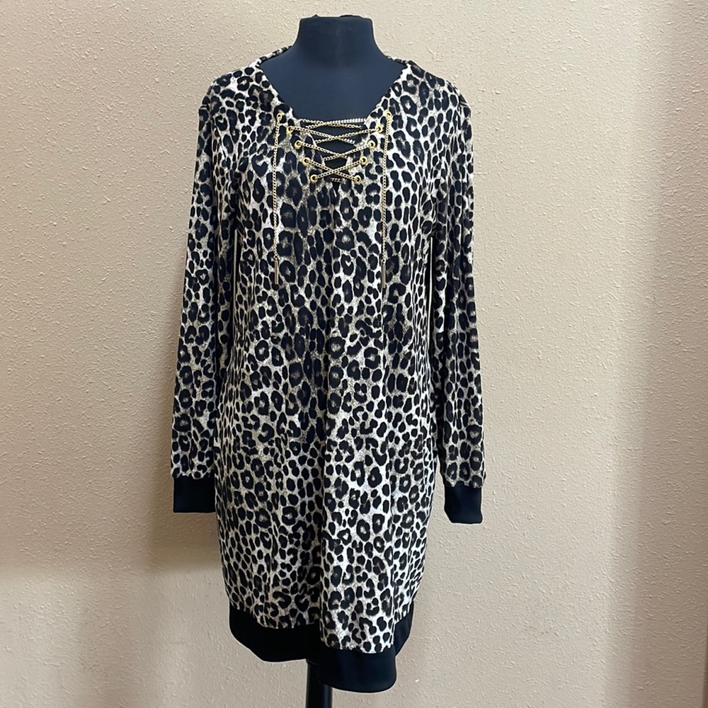 Michael  Kors Cheeta Print Tunic Dress XL